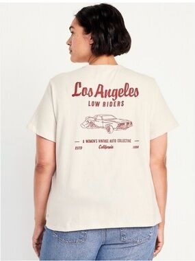 Old Navy Los Angeles Low Riders Graphic Tee - NWOTS Large 100% Cotton